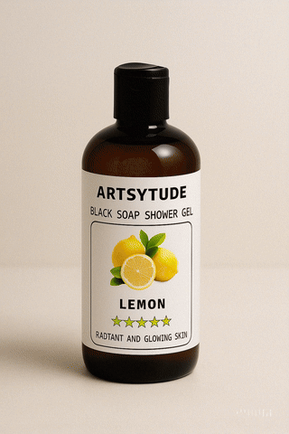 Lemon Black Soap Shower Gel